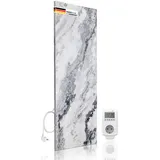 marwona Naturstein Infrarotheizung 800 Watt mit WIFI Smart Home Thermostat I Energiesparende Infrarot Wandheizung I 5 Jahre Garantie I Made in Germany I Qarama