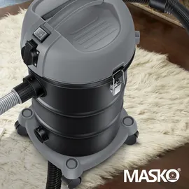 Masko MASKO® 6IN1 Industriestaubsauger Staubsauger Nass Trocken Sauger Aschesauger 2300W + Steckdose Blasfunktion ? Nass-Saugen Industrie-Sauger mit & ohne Beutel beutellos