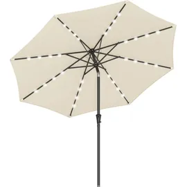 Songmics Sonnenschirm Ø 300 cm Beige