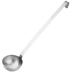 250 ml Schöpfkelle aus Edelstahl, langlebig und ergonomisch, ideal für Suppen und Saucen – Equipementpro
