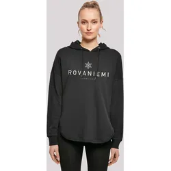Sweatshirt F4NT4STIC "Schneeflocke Winter Lappland", Damen, Gr. S, schwarz, Obermaterial: 100% Baumwolle, casual, oversize, Langarm ohne Bündchen, Sweatshirts, Weihnachten, Geschenk, Logo