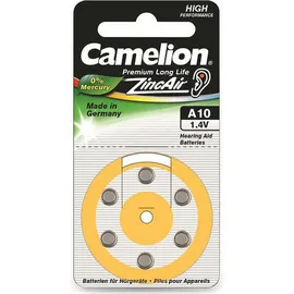 Camelion Zink-Luft Zelle A10 (6 St.)