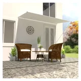 vidaXL Einziehbare Markise 350 x 150 cm creme