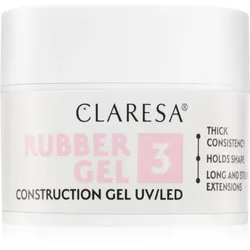 Claresa Rubber Gel Construction Gel UV/LED Gel-Lack für verlängerte Fingernägel Farbton 03 45 g