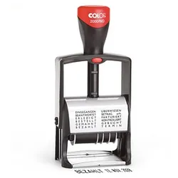 COLOP Datumstempel mit Text Classic Line 2000/WD selbstfärbend schwarz