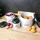 Intirilife Vorratsdosen 3-teiliges Set grau weiß 11,5 x 17 / 14,5 x 17,5 / 23 x 26,5 cm