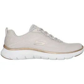 SKECHERS Flex Appeal Low Damen Beige/Gold 36