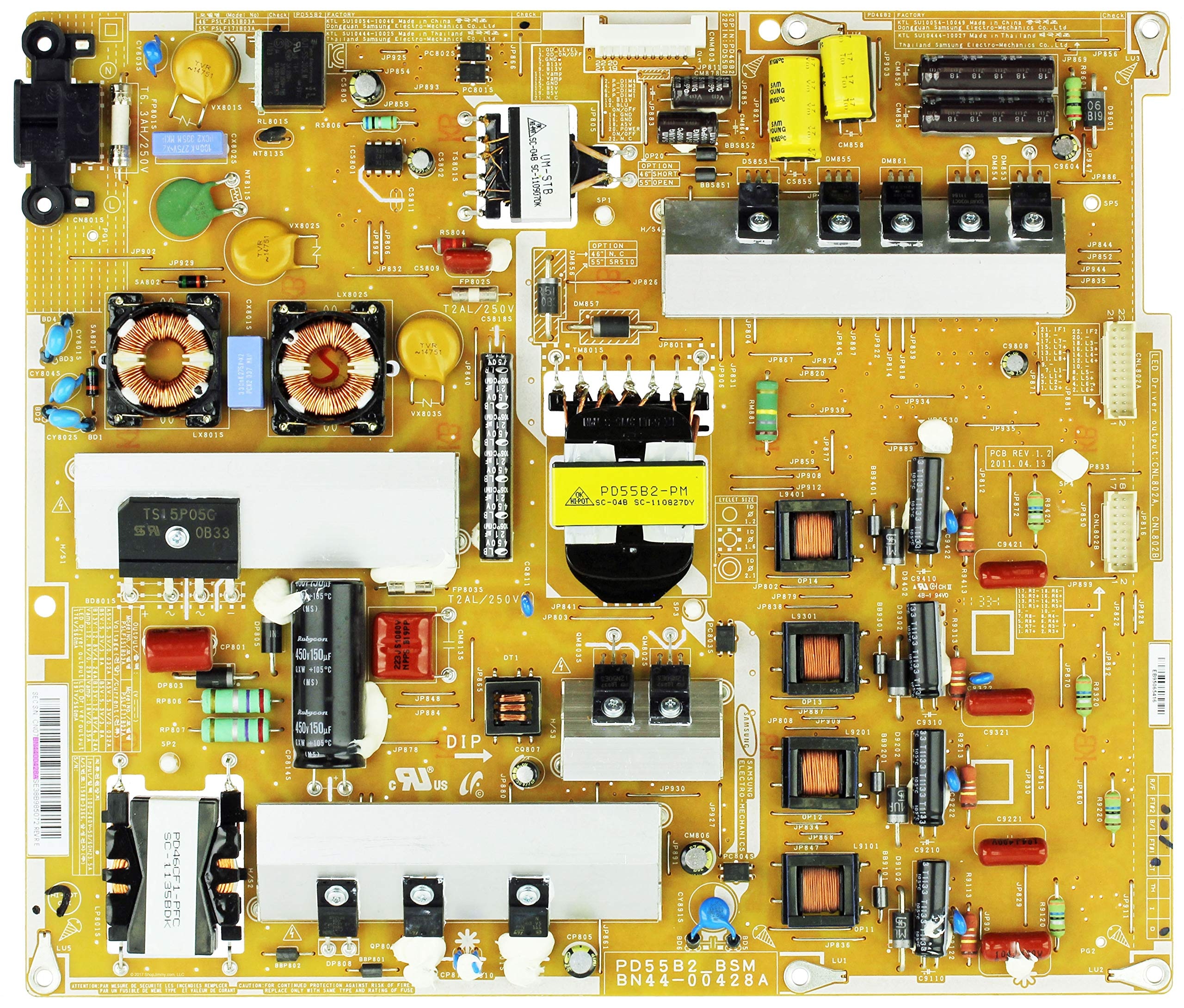 Power Supply Board – Samsung Powerboard DC VSS LED TV, BN44 – 00428 (DC VSS LED TV)