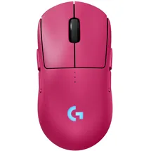 Logitech PRO 2 LIGHTSPEED für Rechts- und Linkshänder Gaming-Maus, Magenta