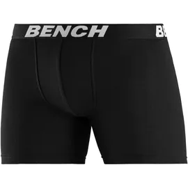 BENCH Boxershorts unifarben schwarz M 4er Pack