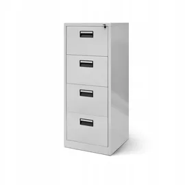 Jan Nowak V004A Aktenschrank 132 cm x 46 cm x 62 cm Grau