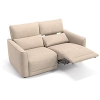 Sofanella 2-Sitzer Stoff Gala, Relaxsofa, Designsofa, Designer Couch, Italienisches Sofa, 2er Sofa beige