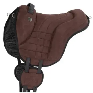 Equinate Reitpad Harper aus synthetischem Wildleder braun Pony - Braun