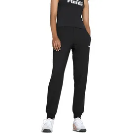 Puma Essentials Small No. 1 Logo leichte Jogginghose Damen 01 black M