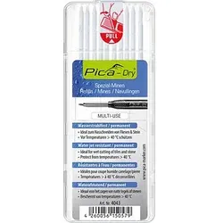 Pica Dry Wasserstrahl 4043 Ersatzminen für Tieflochmarker-Bleistift weiß 2,8 mm, 10 St.
