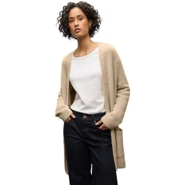 STREET ONE Langer Federgarn Cardigan Beige 38