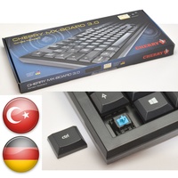 TÜRKISCHE MECHANISCHE CHERRY TASTATUR G80 MX 3.0 MX-SCHALTER BLAU KLICK CLICK