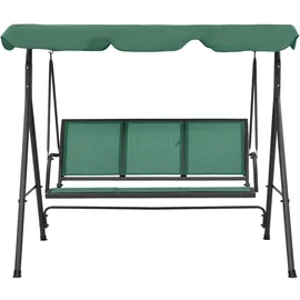 vidaXL Hollywoodschaukel Grün 170 cm 3-Sitzer