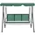 vidaXL Hollywoodschaukel Grün 170 cm 3-Sitzer