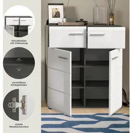 INOSIGN Rumba 80 x 0 x 0 cm hochglänzend / weiß