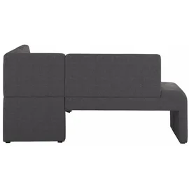 Home Affaire Bologna 180 x 84 x 140 cm Struktur fein langer Schenkel links dunkelgrau