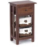 DESIGN DELIGHTS Rattan 70 Hellbraun Mahagoni 70 x 38 x 28 cm