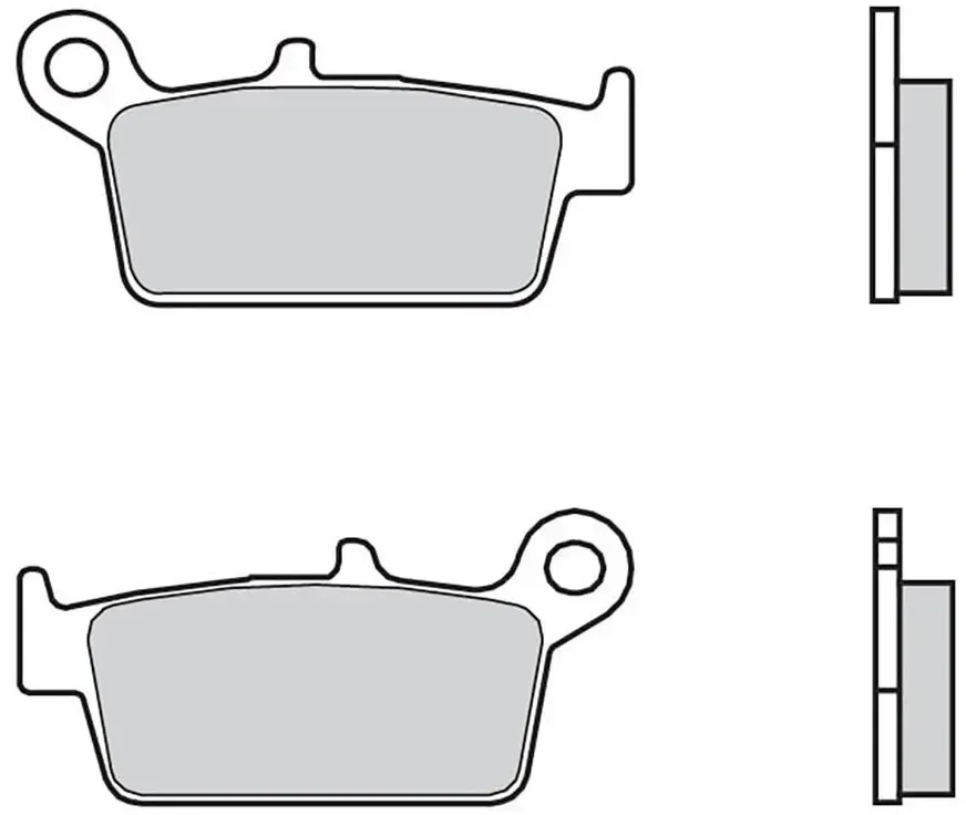 Brembo 07028 Organische Bremsbeläge - Black - One Size