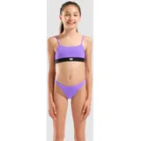 Bustier-Bikini Mädchen arena Frottee-Effekt - Lavanda - 128