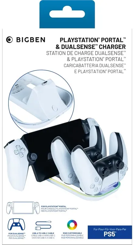 Portal & DualSense Charger - Wired - PlayStation Portal