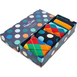 Happy Socks Unisex 4-pack Multi-color Gift Set, Multi, 41-46