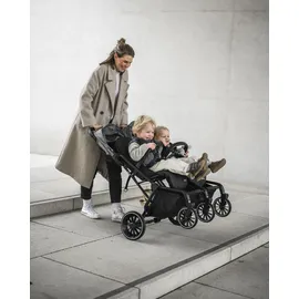 BabyGO Geschwisterbuggy GoTwice, grey