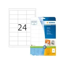 Herma Universaletiketten 5053 Weiß 66,0 x 33,8 mm 25 Blatt