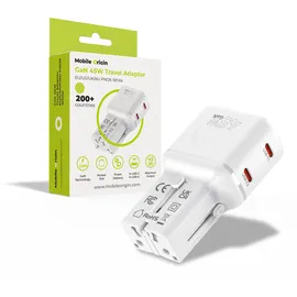 mobile origin 45W Travel Adapter, EU/US/UK/AU PW26 white