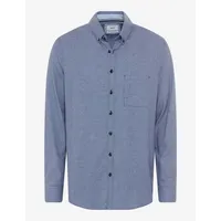 Brax Langarmhemd blau XXL