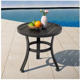 avestar Beistelltisch Ø 50 cm Schwarz