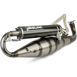 Auspuff Yasuni C16 Minarelli liegend carbon