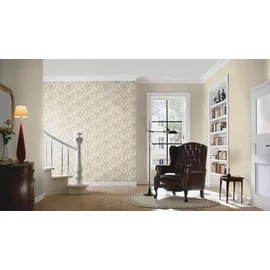 Rasch Textil Strukturtapete 0,32 m x 10 m 633245 beige/gold