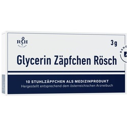 Glycerin Zäpfchen Rösch 3 g Suppositorien 10 St 10 St Suppositorien