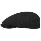 Stetson Flat Cap (1-St) Schirmmütze mit Schirm, Made in the EU schwarz 58 cm