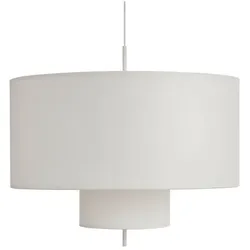 New Works - Margin Pendelleuchte Ø90 White Canvas