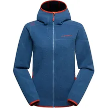 La Sportiva Iride Hoody Pullover Damen Moonlight/Cherry Tomato S