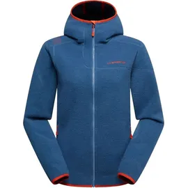 La Sportiva Iride Hoody Pullover Damen Moonlight/Cherry Tomato S