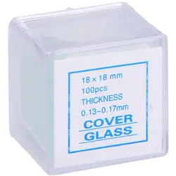 Deckglas 18x18 mm 100 St