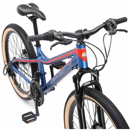 Bikestar Mountainbike 24 Zoll RH 33 cm blau/gelb