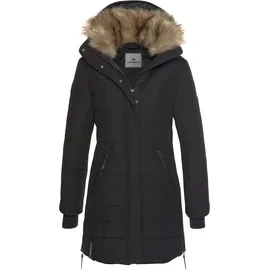 ALPENBLITZ Winterjacke "Bern", Damen, Gr. 46, schwarz, Web, Obermaterial: 100% Polyester. Besatz: 100% Polyacryl. Futter: 100% Polyester.