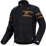 Rukka Raptor-R Motorrad Textiljacke, schwarz-orange, Größe 48