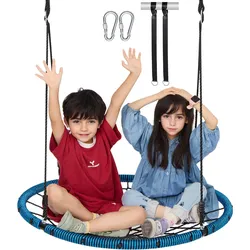 VEVOR Spinnennetz-Schaukel Runde Schaukeln Kinder Outrdoor 1016x45mm 340kg