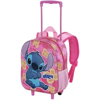Karactermania Disney Lilo und Stitch Cute 3D Rucksack mit Rollen - Pink - One Size