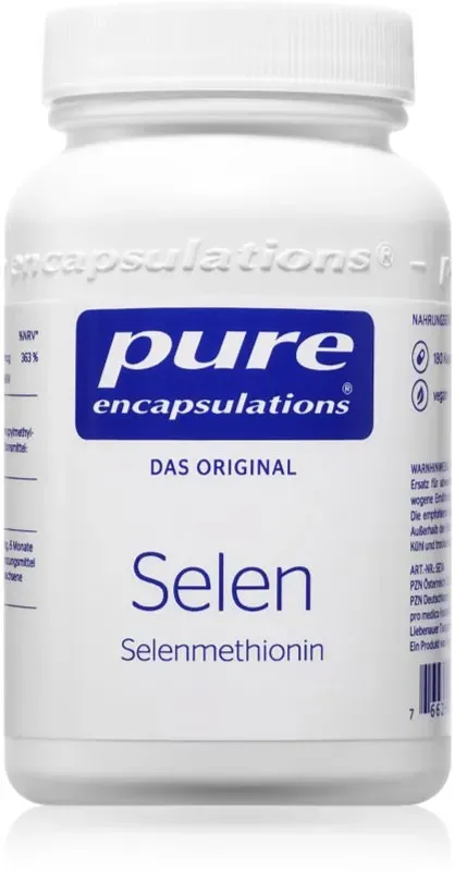 Pure Encapsulations Selen Kapseln zur Unterstützung der Normalen Funktion des Organismus und einem gesunden Zustand der Haare und der Nägel 180 KAP