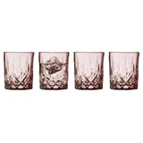 Lyngby Glas Sorrento Whiskyglas 32 cl 4 Stck. Pink